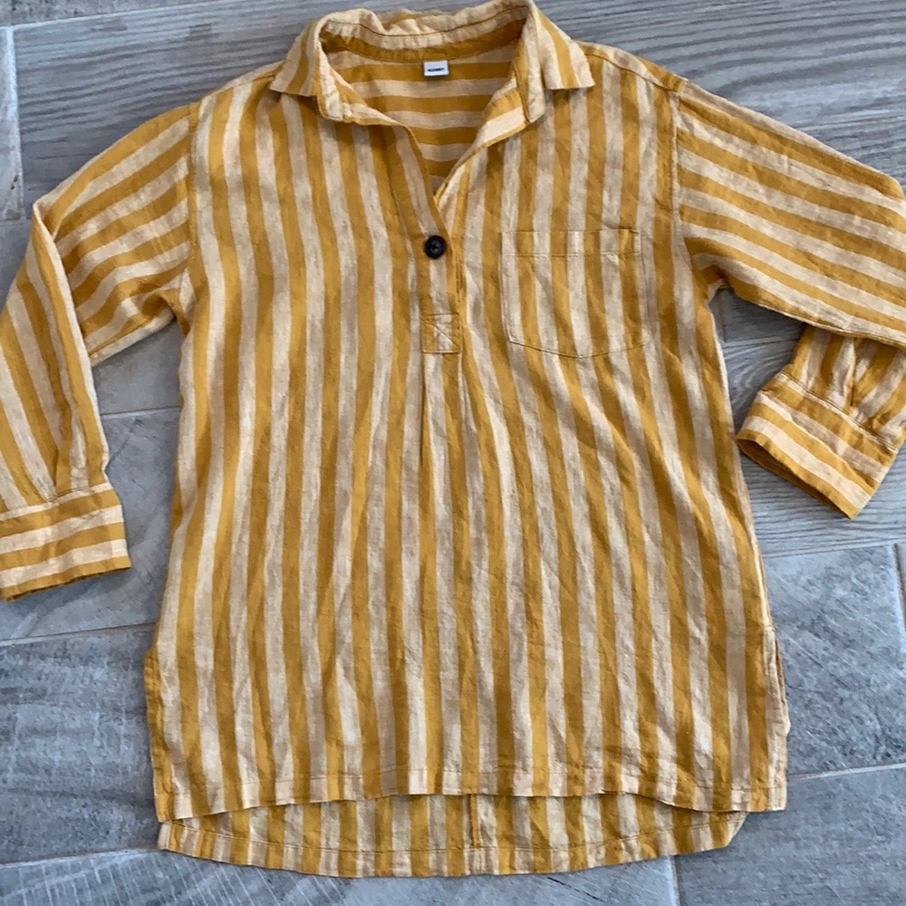 Old navy yellow tunic xs